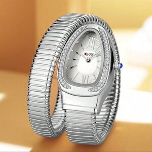 Silver Wearable Watch